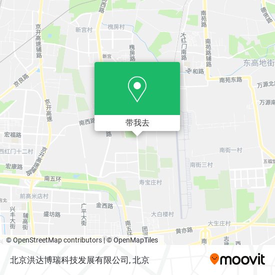 北京洪达博瑞科技发展有限公司地图
