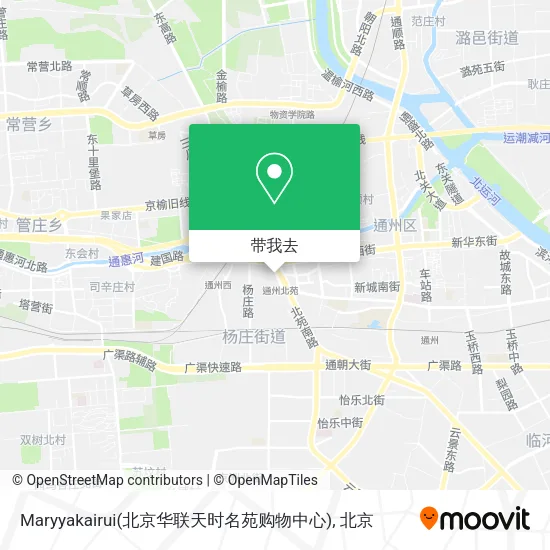 Maryyakairui(北京华联天时名苑购物中心)地图