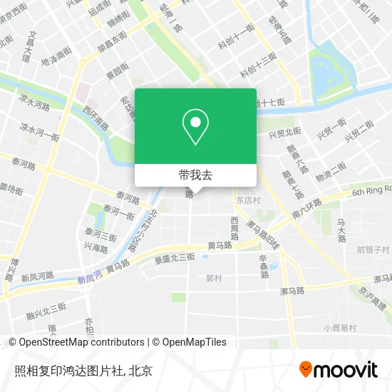照相复印鸿达图片社地图