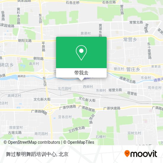 舞过黎明舞蹈培训中心地图