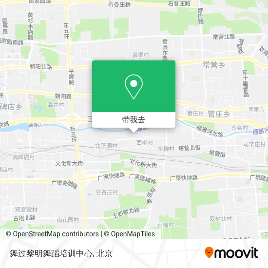 舞过黎明舞蹈培训中心地图