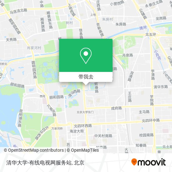 清华大学-有线电视网服务站地图