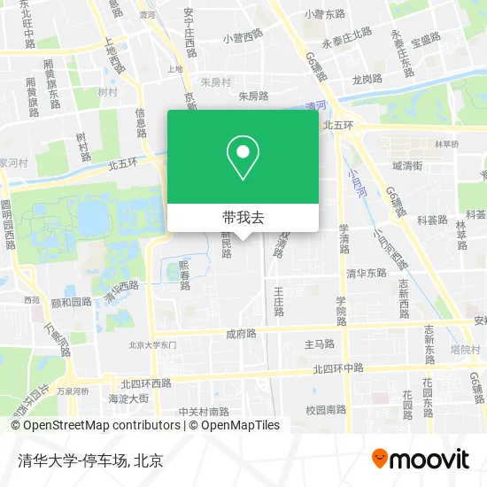 清华大学-停车场地图