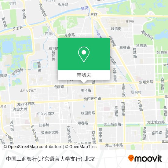中国工商银行(北京语言大学支行)地图