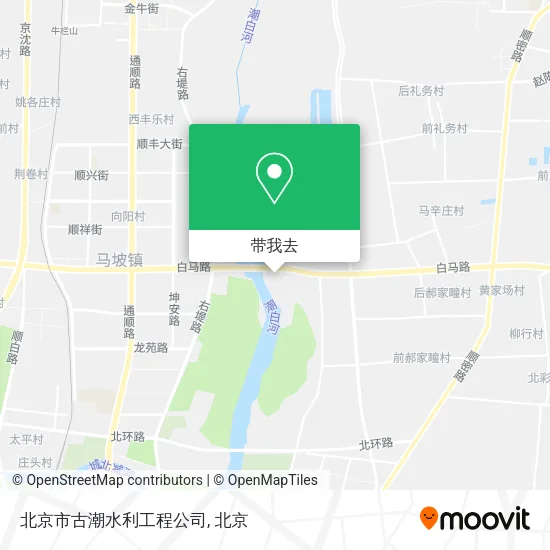 北京市古潮水利工程公司地图
