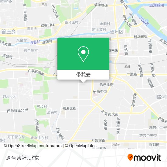 逗号茶社地图