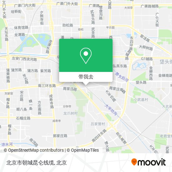 北京市朝城昆仑线缆地图