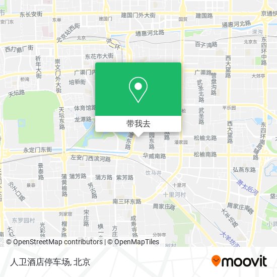 人卫酒店停车场地图