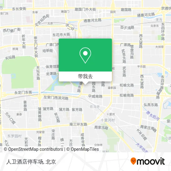 人卫酒店停车场地图