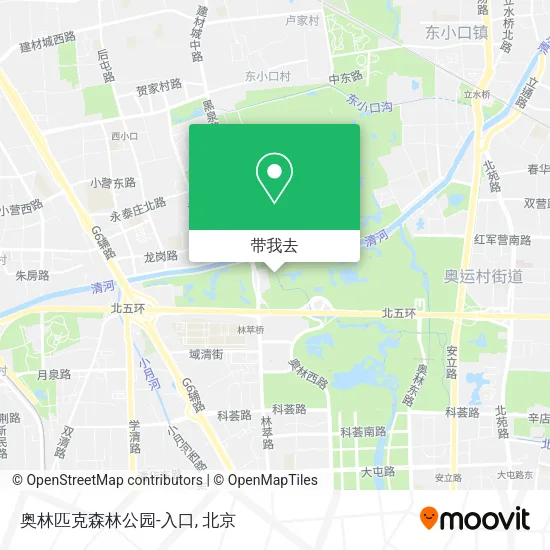奥林匹克森林公园-入口地图