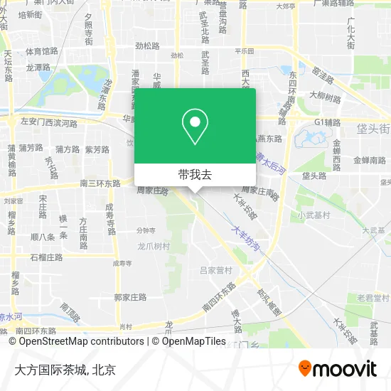 大方国际茶城地图