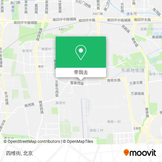 四维街地图