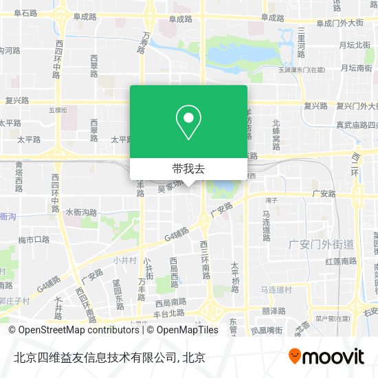 北京四维益友信息技术有限公司地图