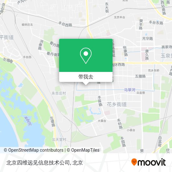 北京四维远见信息技术公司地图