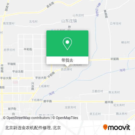 北京尉连金农机配件修理地图