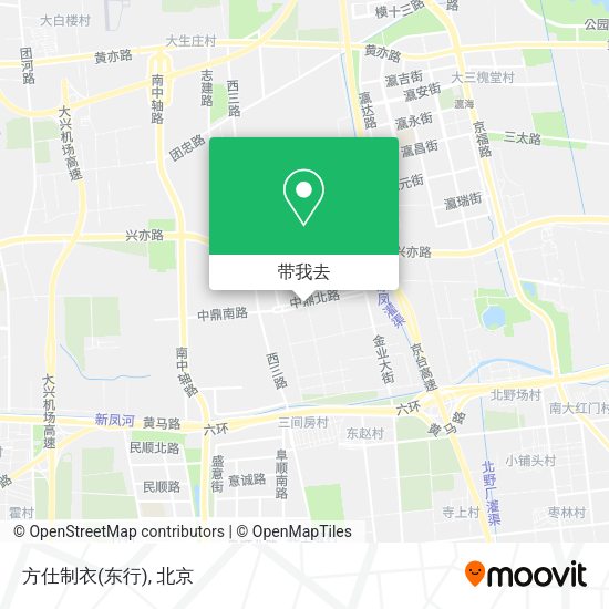 方仕制衣(东行)地图
