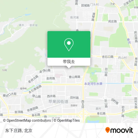 东下庄路地图