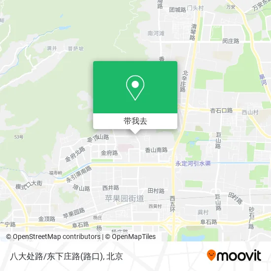 八大处路/东下庄路(路口)地图