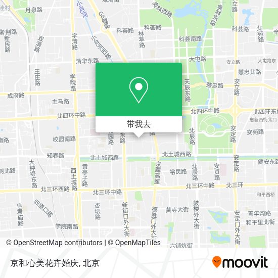 京和心美花卉婚庆地图