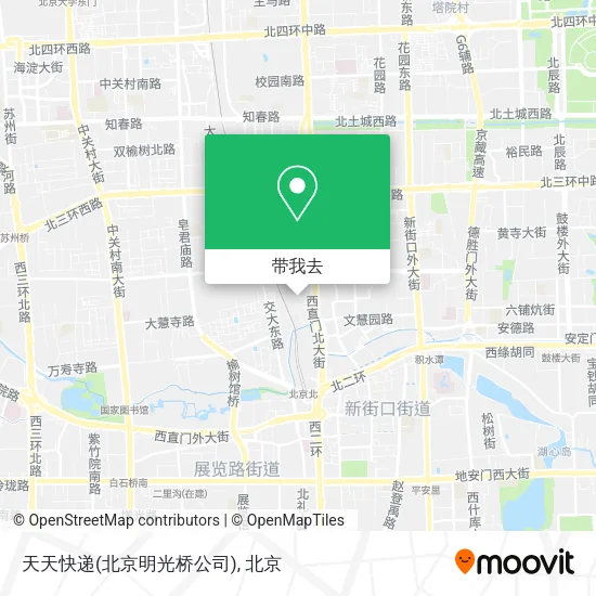 天天快递(北京明光桥公司)地图