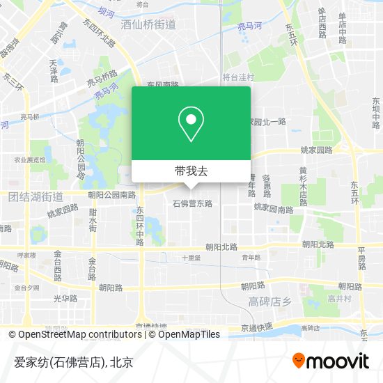 爱家纺(石佛营店)地图