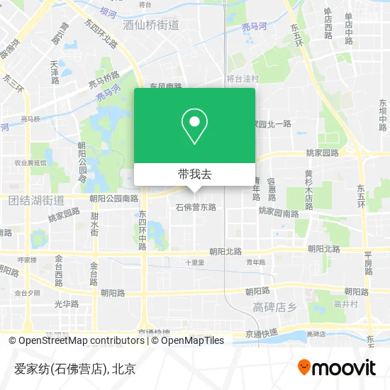 爱家纺(石佛营店)地图