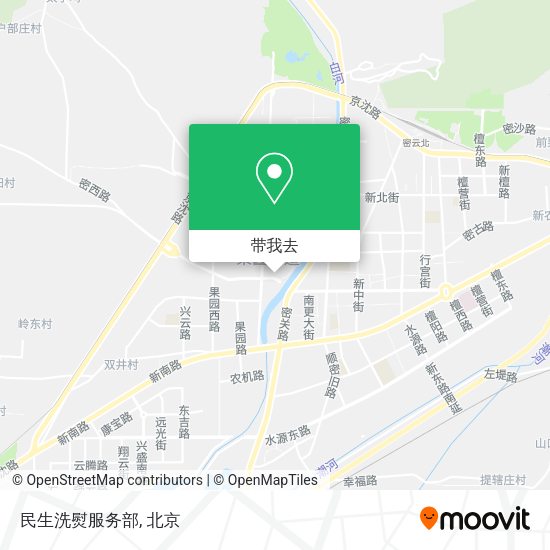 民生洗熨服务部地图