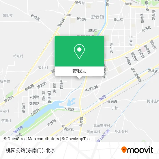 桃园公馆(东南门)地图