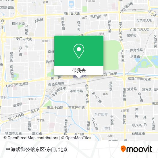 中海紫御公馆东区-东门地图