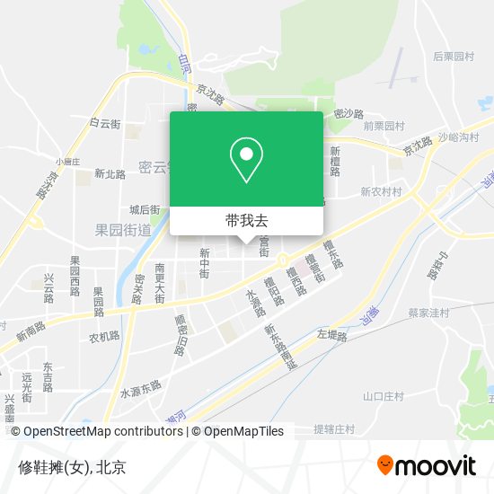 修鞋摊(女)地图