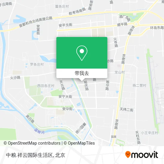 中粮.祥云国际生活区地图