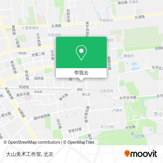 大山美术工作室地图