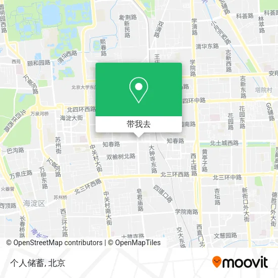 个人储蓄地图