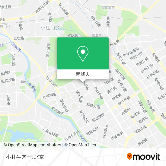 小札牛肉干地图