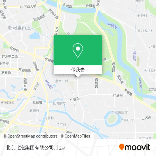 北京北泡集团有限公司地图