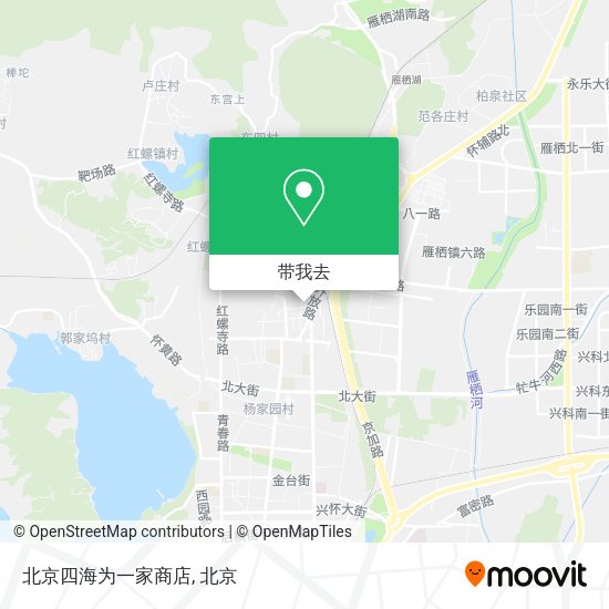北京四海为一家商店地图