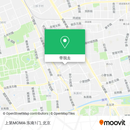 上第MOMA-东南1门地图