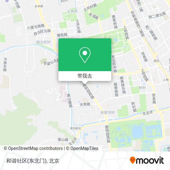 和谐社区(东北门)地图