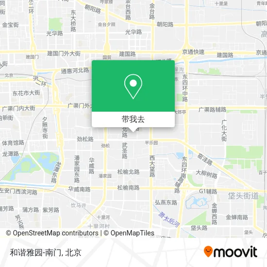 和谐雅园-南门地图