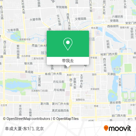 阜成大厦-东1门地图