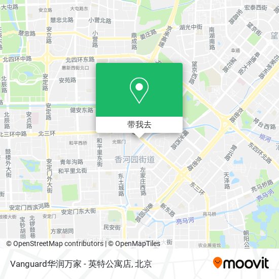 Vanguard华润万家 - 英特公寓店地图