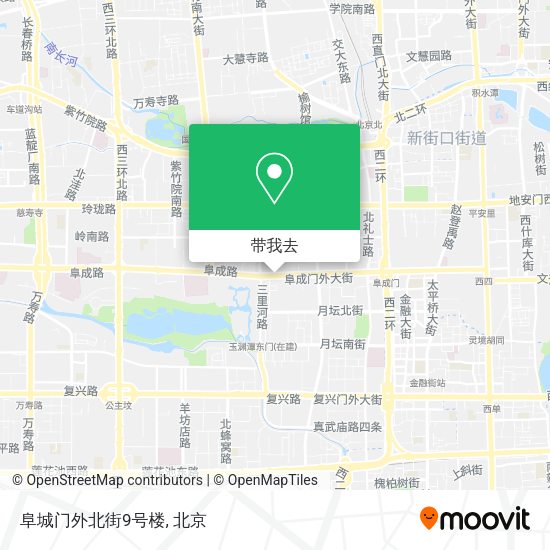 阜城门外北街9号楼地图
