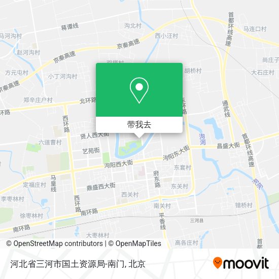 河北省三河市国土资源局-南门地图