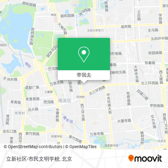 立新社区-市民文明学校地图