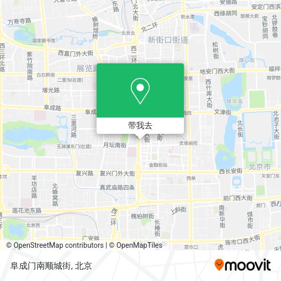 阜成门南顺城街地图