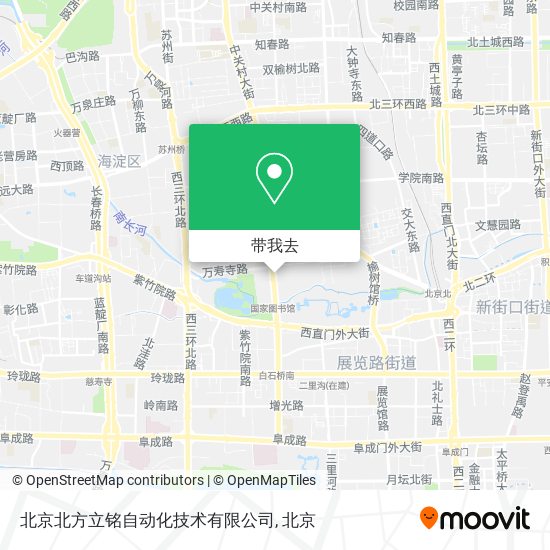 北京北方立铭自动化技术有限公司地图