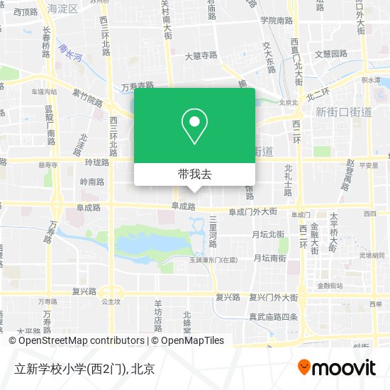 立新学校小学(西2门)地图