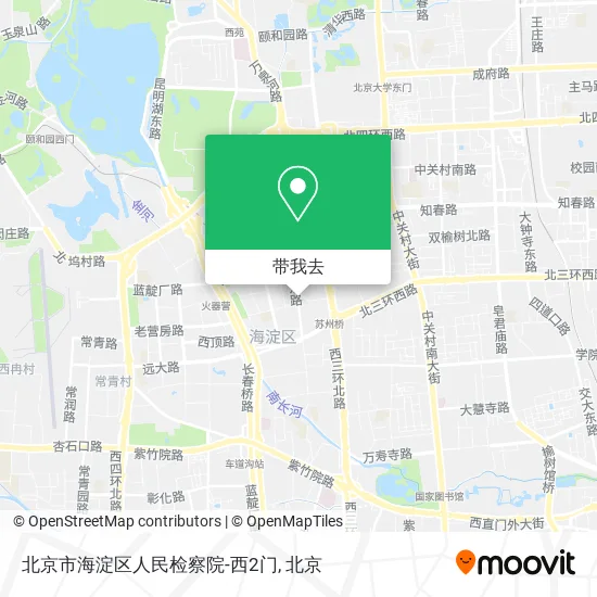 北京市海淀区人民检察院-西2门地图