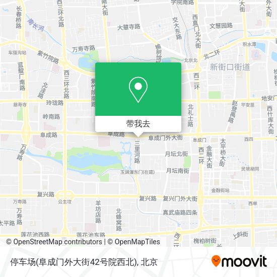 停车场(阜成门外大街42号院西北)地图