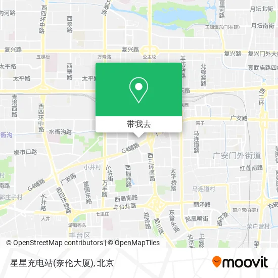 星星充电站(奈伦大厦)地图